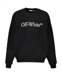 Толстовка с логотипом. Off White, черный - фото