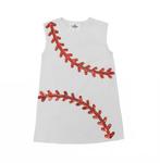 Детское белое бейсбольное платье Belle Cher - фото 2
