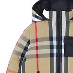 Детский пуховик Burberry, цвет Archive Beige - фото 5