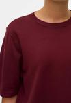 Футболка Vero Moda Basic T-shirt, Tawny Port/Dark Red - фото 4