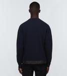 Шерстяной свитер с кашемиром Prada, синий - фото 4