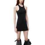 Потертое мини-платье Alexander Wang, черный - фото 7