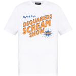 Футболка с принтом логотипа DSQUARED 2, белый - фото