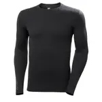Термобелье мужское Lifa Merino Midweight Crew Helly Hansen, черный - фото