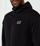 Толстовка с логотипом Ea7 Regular Fit на молнии, черный / белый - фото 4