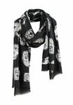 Шарф Next Scarf, Black White/Black - фото