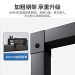 Компьютерный стол Naijia 80x60 см складной, усиленный, теплый белый, комплект со стулом - фото 3