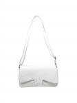CHICCA BORSE Сумка через плечо белого цвета - фото 4