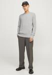Джемпер CREW NECK Jack & Jones PREMIUM, светло-серый - фото 2