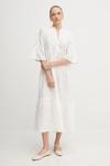 Хлопковое платье Marc Aurel, белый - фото 2