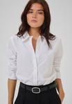 Блуза My Essential Wardrobe Button-down blouse, Bright White/White - фото 3