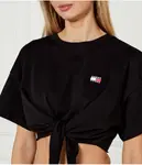 Футболка Cropped fit Tommy Jeans, черный - фото 4