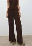 Брюки Mango Trousers, Brown - фото 2