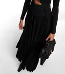 Платье макси из джерси с вырезом Proenza Schouler, черный - фото 5