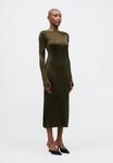 Платье Filippa K SCOOPED BACK DRESS, Dark Khaki/Khaki - фото 4