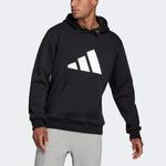 Толстовка Men's adidas Fi WTR Chest Large Logo Pullover Black, черный - фото 3