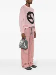 Сумка-тоут Logo размера мини Acne Studios, серебристый - фото 2