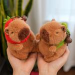 Плюшевый кулон капибара 12 см высота WOWOCHENG - фото 5