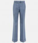 Широкие брюки с низкой посадкой Acne Studios, Dusty Blue - фото