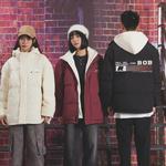 Пуховик унисекс BOBBY ABLEY, синий (в комплекте с водолазкой из мериносовой шерсти) - фото 6