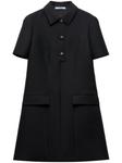 Prada трикотиновое мини-платье, черный - фото