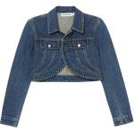 Self-portrait Джинсовая куртка Denim Blue - фото 3