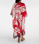 Хлопковый кафтан с принтом Dries Van Noten, Dessin D - фото 3