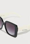 Солнцезащитные очки KARL LAGERFELD Sunglasses, Black/White/Black - фото 4