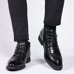 Черные мужские ботинки LUOMAIKE - фото 4