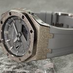 CASIO Часы Retrofit Series Electronic Movement Fluoroelastomer Strap Watch Men's Watch Gray Dial - фото 9