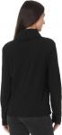 Топ Mod-o-doc Long Sleeve Draped Turtle Neck Top, черный - фото 6