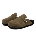 Сабо с закрытым носком унисекс Xie She, хаки - фото 45