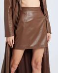 Юбка 8 By Yoox, коричневый - фото 3