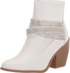 Женские модные ботильоны YOKI с ремешком, White - фото