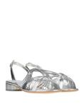 Сандалии Ferragamo, серебряный - фото 2
