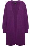 Вязаный кардиган Ulla Popken, фиолетовый - фото
