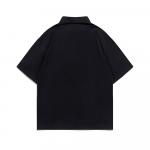 Унисекс поло с принтом эмодзи, белый (летний дышащий батист) - фото 3