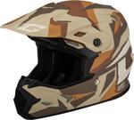 Шлем внедорожный Gmax MX-96 Splinter Mx-96 Splinter Helmet, коричневый / бежевый / белый - фото