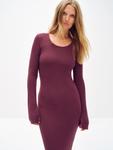 Вязанное платье About You Hailey, бордо - фото 2