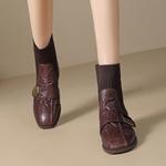 Ботинки Martin Boot женские Zhr, коричневый - фото 13