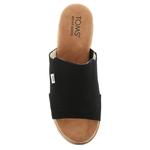 Босоножки Adria на танкетке Toms, черный - фото 5