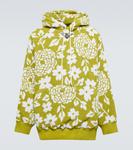 Хлопковый худи с капюшоном Prada, Felce - фото