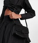 Маленькая кожаная сумка через плечо Le Papa Vienne Alaïa, черный - фото 2