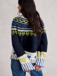 Джемпер Harriet в стиле Fair Isle White Stuff, Navy/Multi - фото 2