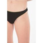 Плавки бикини с высоким вырезом и напечатанным логотипом Diesel, Black - фото 3