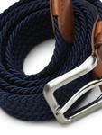 Плетеный ремень JACSPRING BELT Jack & Jones, цвет navy - фото 3