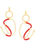 Серьги 'Gu' Paula Mendoza, красный - фото