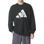 Adidas Свитшот мужской черный - фото