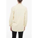 Белая хлопковая рубашка Woolrich, White - фото 2