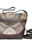 Сумка Gattinoni Handbag, Multicolor/Taupe/Beige - фото 3